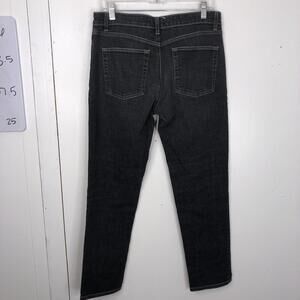 Eileen Fisher Jeans Womens 6 Sustainable Modest Mid Rise Ankle Black Skinny